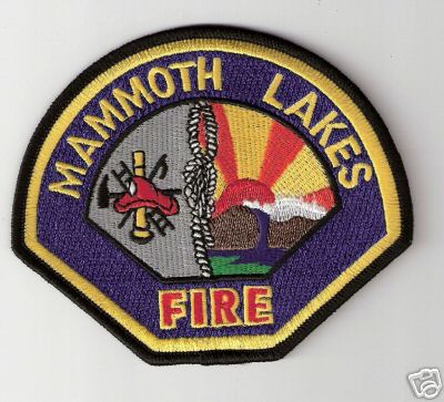Mammoth Lakes Fire
Thanks to Bob Brooks for this scan.
Keywords: california