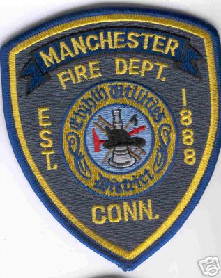 Manchester Fire Dept
Thanks to Brent Kimberland for this scan.
Keywords: connecticut department