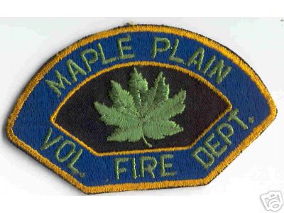 Maple Plain Vol Fire Dept
Thanks to Brent Kimberland for this scan.
Keywords: minnesota volunteer department