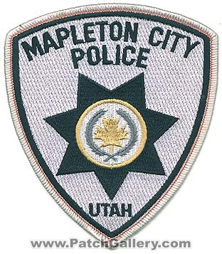 Mapleton City Police Department (Utah)
Thanks to Alans-Stuff.com for this scan.
Keywords: dept.