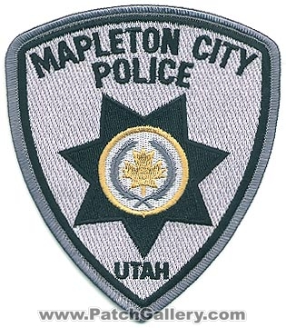 Mapleton City Police Department (Utah)
Thanks to Alans-Stuff.com for this scan.
Keywords: dept.