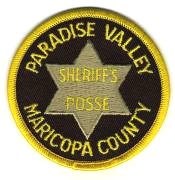 Maricopa County Sheriff Paradise Valley (Arizona)
Thanks to BensPatchCollection.com for this scan.
Keywords: sheriff's sheriffs