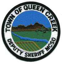 Maricopa County Sheriff Queen Creek Deputy (Arizona)
Thanks to BensPatchCollection.com for this scan.
Keywords: deputy mcso town of