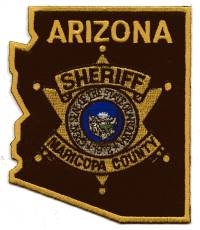 Maricopa County Sheriff (Arizona)
Thanks to BensPatchCollection.com for this scan.
