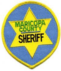 Maricopa County Sheriff (Arizona)
Thanks to BensPatchCollection.com for this scan.

