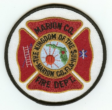 Marion County Fire Dept
Thanks to PaulsFirePatches.com for this scan.
Keywords: florida department