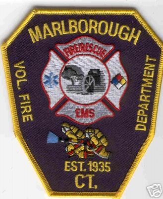Marlborough Vol Fire Department
Thanks to Brent Kimberland for this scan.
Keywords: connecticut volunteer rescue