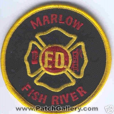 Marlow Fish River F.D. (Alabama)
Thanks to Brent Kimberland for this scan.
Keywords: fire department fd