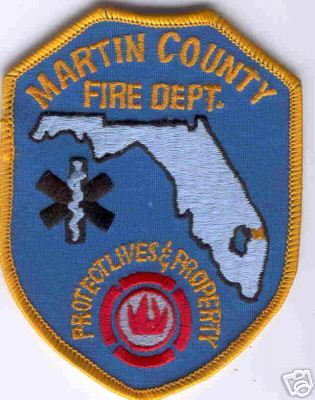 Martin County Fire Dept
Thanks to Brent Kimberland for this scan.
Keywords: florida department