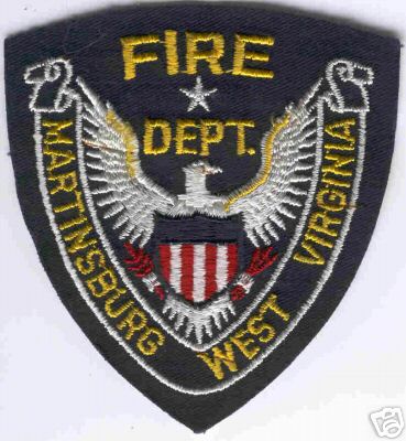 Martinsburg Fire Dept
Thanks to Brent Kimberland for this scan.
Keywords: west virginia department
