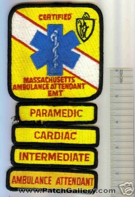 Massachusetts Ambulance Attendant EMT
Thanks to Mark C Barilovich for this scan.
Keywords: ems paramedic cardiac intermediate
