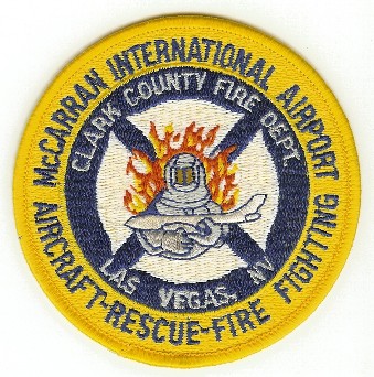 McCarran International Airport Aircraft Rescue Fire Fighting
Thanks to PaulsFirePatches.com for this scan.
Keywords: nevada cfr arff crash clark county dept department las vegas