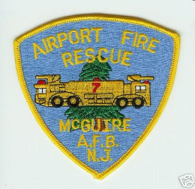 McGuire AFB Airport Fire Rescue
Thanks to Jack Bol for this scan.
Keywords: new jersey air force base usaf cfr arff aircraft crash