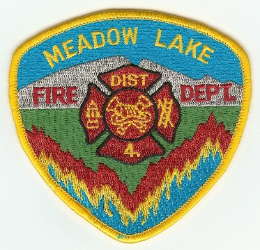 Meadow Lake Fire Dept
Thanks to PaulsFirePatches.com for this scan.
Keywords: new mexico department district 4