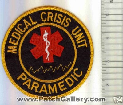 Medical Crisis Unit Paramedic (Maine)
Thanks to Mark C Barilovich for this scan.
Keywords: ems