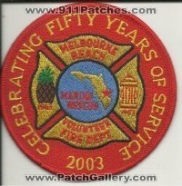 Melbourne Beach Volunteer Fire Department 50 Years of Service (Florida)
Thanks to Mark Hetzel Sr. for this scan.
