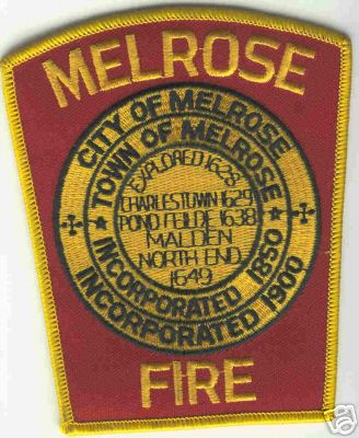 Melrose Fire
Thanks to Brent Kimberland for this scan.
Keywords: massachusetts city town of