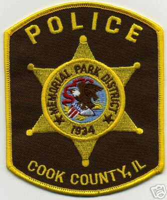 Memorial Park District Police (Illinois)
Thanks to Jason Bragg for this scan.
County: Cook
