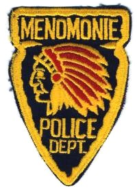 Menomonie Police Dept (Wisconsin)
Thanks to BensPatchCollection.com for this scan.
Keywords: department