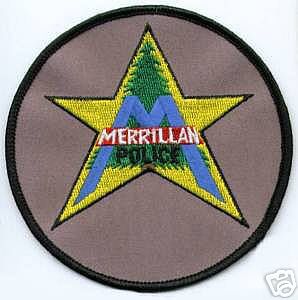 Merrillan Police (Wisconsin)
Thanks to apdsgt for this scan.
