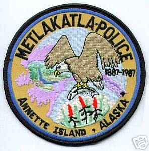 Metlakatla Police (Alaska)
Thanks to apdsgt for this scan.
Keywords: annette island