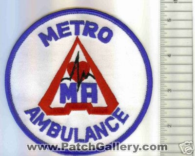Metro Ambulance (Massachusetts)
Thanks to Mark C Barilovich for this scan.
Keywords: ems ma