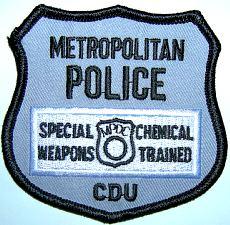 Metropolitan Police Special Weapons Chemical Trained
Thanks to Chris Rhew for this picture.
Keywords: washington dc district of columbia cdu