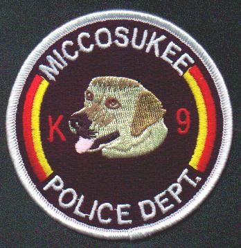 Miccosukee Police Dept K-9
Thanks to EmblemAndPatchSales.com for this scan.
Keywords: florida department k9