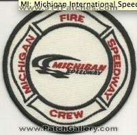 Michigan Speedway Fire Crew (Michigan)
Thanks to Mark Hetzel Sr. for this scan.
