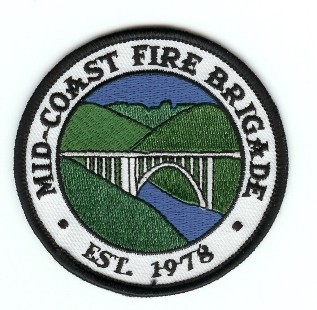 Mid Coast Fire Brigade
Thanks to PaulsFirePatches.com for this scan.
Keywords: california