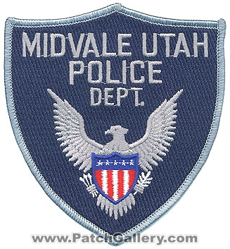 Midvale Police Department (Utah)
Thanks to Alans-Stuff.com for this scan.
Keywords: dept.