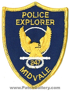 Midvale Police Department Explorer Post 247 (Utah)
Thanks to Alans-Stuff.com for this scan.
Keywords: dept.