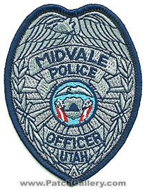 Midvale Police Department Officer (Utah)
Thanks to Alans-Stuff.com for this scan.
Keywords: dept.