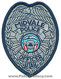 Midvale Police Department Officer (Utah)
Thanks to Alans-Stuff.com for this scan.
Keywords: dept.
