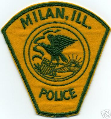 Milan Police (Illinois)
Thanks to Jason Bragg for this scan.
