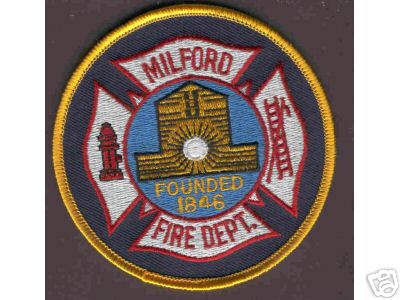 Milford Fire Dept
Thanks to Brent Kimberland for this scan.
Keywords: ohio department