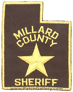Millard County Sheriff's Department (Utah)
Thanks to Alans-Stuff.com for this scan.
Keywords: sheriffs dept.