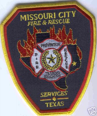 Missouri City Fire & Rescue
Thanks to Brent Kimberland for this scan.
Keywords: texas