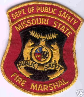 Missouri State Fire Marshal Dept of Public Safety
Thanks to Brent Kimberland for this scan.
Keywords: department dps
