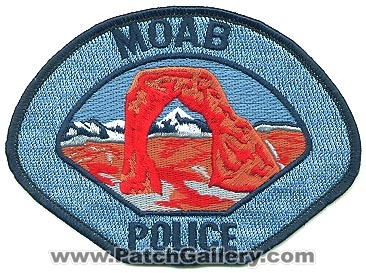 Moab Police Department (Utah)
Thanks to Alans-Stuff.com for this scan.
Keywords: dept.