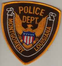 Montgomery Police Dept
Thanks to BlueLineDesigns.net for this scan.
Keywords: louisiana department