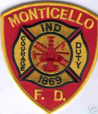 Monticello FD
Thanks to Brent Kimberland for this scan.
Keywords: indiana fire department