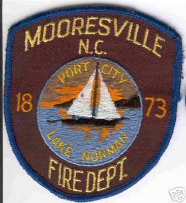 Mooresville Fire Dept
Thanks to Brent Kimberland for this scan.
Keywords: north carolina department port city lake norman