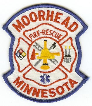 Moorhead Fire Rescue
Thanks to PaulsFirePatches.com for this scan.
Keywords: minnesota