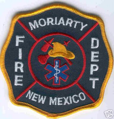 Moriarty Fire Dept
Thanks to Brent Kimberland for this scan.
Keywords: new mexico department