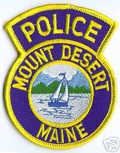 Mount Desert Police
Thanks to apdsgt for this scan.
Keywords: maine mt
