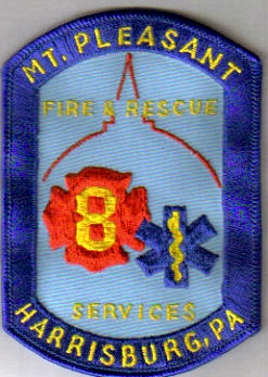 Mount Pleasant Fire & Rescue Services (Pennsylvania)
Thanks to Dave Miller for this scan.
Keywords: mt and harrisburg