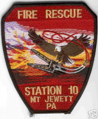Mount Jewett Fire Rescue Station 10
Thanks to Brent Kimberland for this scan.
Keywords: pennsylvania mt