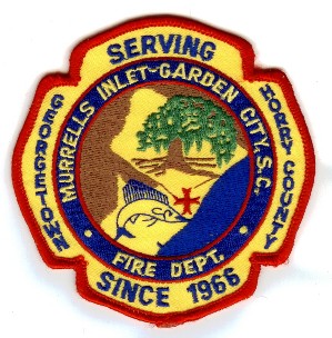 Murrells Inlet Garden City Fire Dept
Thanks to PaulsFirePatches.com for this scan.
Keywords: south carolina department georgetown horry county