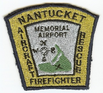 Nantucket Ackerly Field Memorial Airport
Thanks to PaulsFirePatches.com for this scan.
Keywords: massachusetts fire cfr arff aircraft crash rescue firefighter
